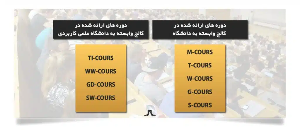 انواع کالج المانی